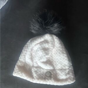 Columbia Cream Textured Beanie